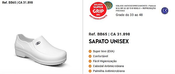 SAPATO UNISEX