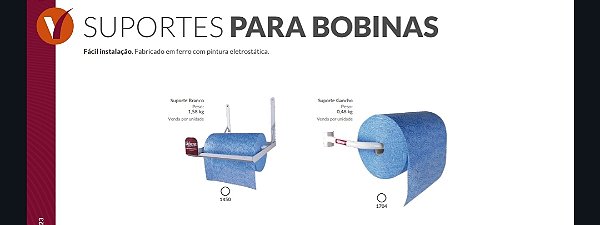SUPORTE PARA BOBINA