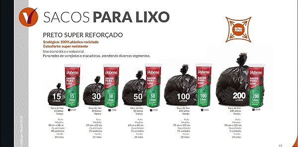 SACO PARA LIXO REFORÇADO