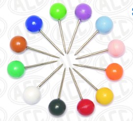 ALFINETE COM CABEÇA