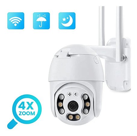 Câmera Speed Dome Full Hd 1080p Ptz Ip66 Ir 30mts