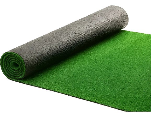 Grama Sintética 12mm Decorativa Jardim 200x50cm Verde