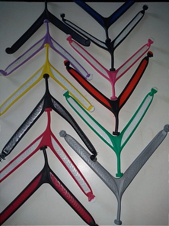 Correia para chinelo modelo Bicolor larga