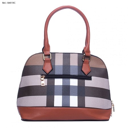 plaid mini bolsa