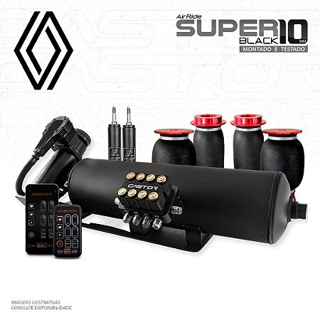 Kit Super Black + Montado e Testado - 10mm | Renault