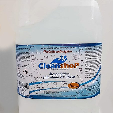 ALCOOL LIQUIDO 5L - CLEANSHOP