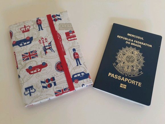 Porta - passaporte individual London - Artesanía