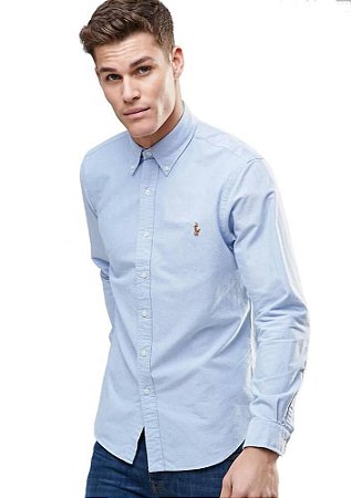 ralph lauren custom fit oxford shirt