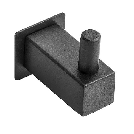 CABIDE DE TOALHA INOX PRETO