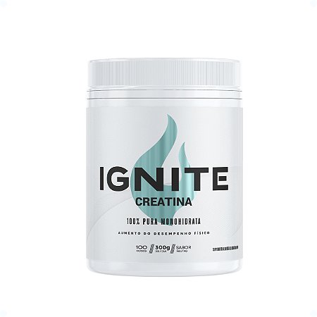 Creatina Ignite 300g Pura Monohidratada Sabor Neutro