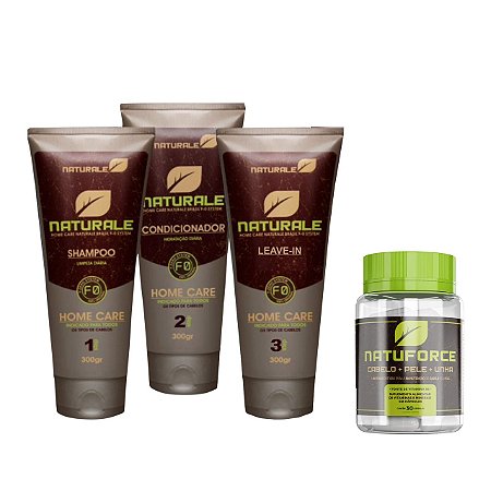 Kit Manutenção Naturale + NatuForce Caps