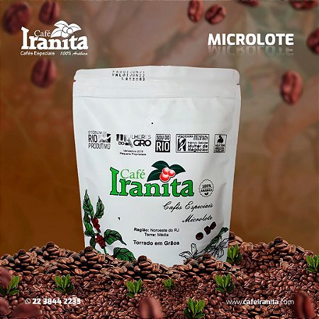 Café Iranita 100% Arábica Torrado em Grãos Microlote - 250g