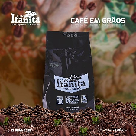 Café Iranita 100% Arábica Especial Torrado em Grão - 250g