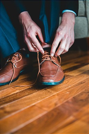 SAPATO SOCIAL FIRENZE/MILANO/ROMA EM COURO LEGÍTIMO