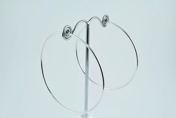 Argola lisa fio redondo 53mm