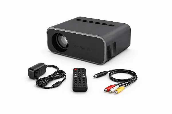 Projetor Portátil Vision HD – Cinema em Qualquer Lugar