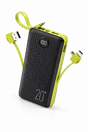 Lúmen+ Power Bank 20.000mAh – Potência que Acompanha Você
