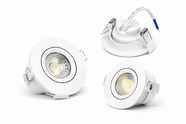 Spot LED Redondo Lúmen+ 3W Luz Fria