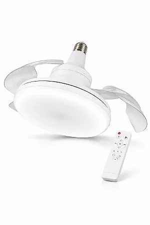 Lúmen+ AirLight Pro 3C6V – Ventilador LED 3 Cores com 6 Velocidades e Controle Remoto