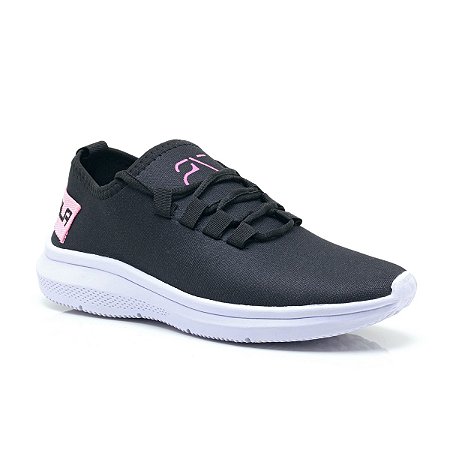 Tênis Feminino HZ Preto Rosa