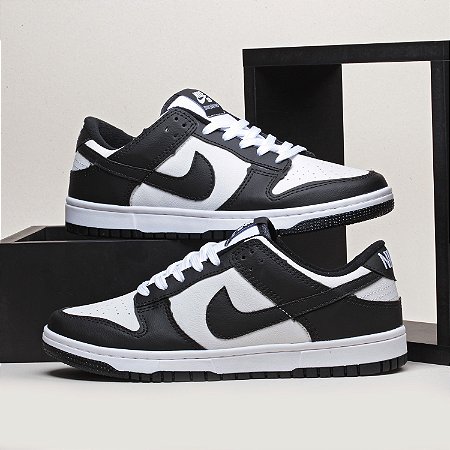 Tênis Dunk Low Branco Preto