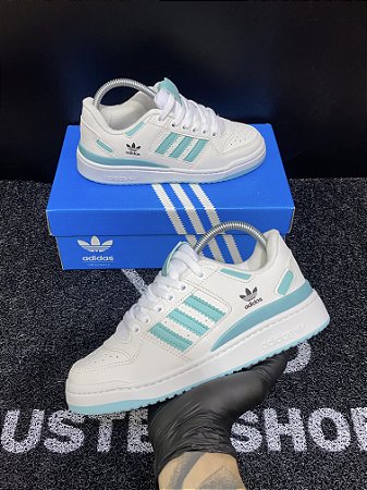 Tênis Adidas Forum 84 Low Branco Tiffany