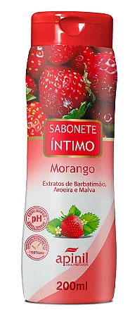 Sabonete Íntimo Morango