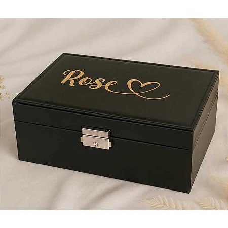 Porta Jóias Grande  Personalizado com Nome  ou Logo.