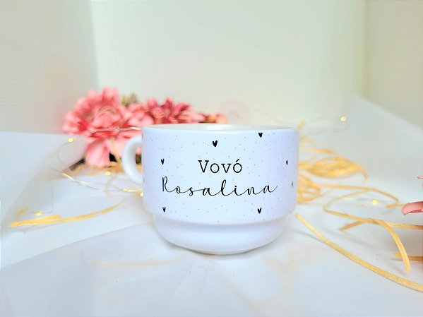 Xícara Personalizada Com Nome 180ml