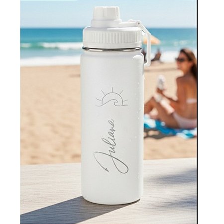 Garrafa Térmica Inox Personalizada 800mL | com Gravação a Laser