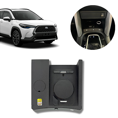 Carregador de Celular por Indução Naf Tech para Toyota Corolla Cross 2020/2025