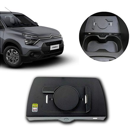 Carregador de Celular por Indução Naf Tech para Citroen C3 2023/2026