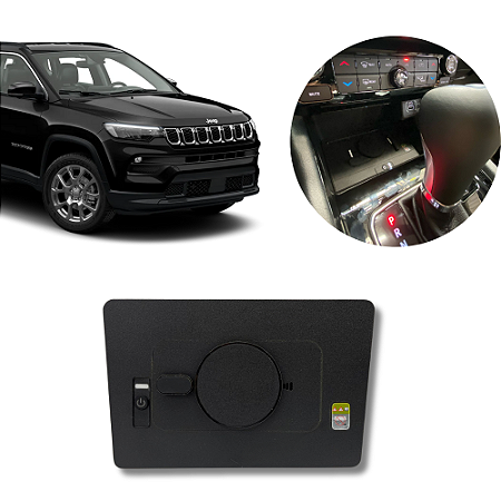 Carregador de Celular por Indução Naf Tech para Jeep Compass 2021/2025