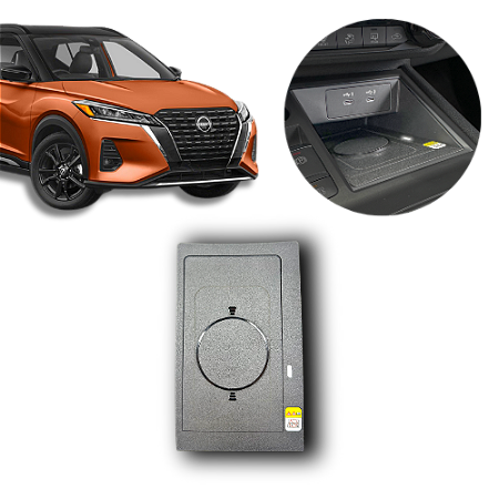 Carregador de Celular por Indução Naf Tech para Nissan Kicks 2021/2026