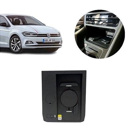 Carregador Por Indução Naf Tech Para Volkswagen Polo 2018/2022
