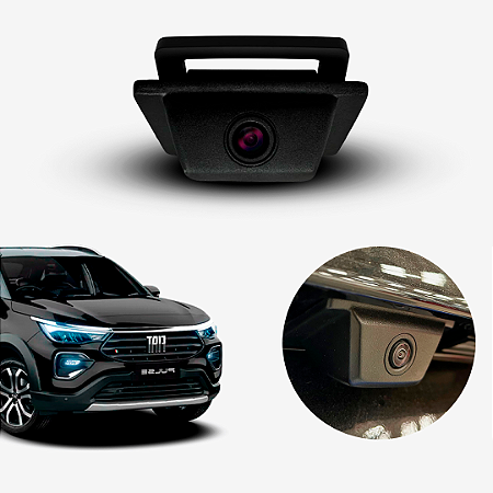 Moldura Anti Furto Câmera de Ré Naf Tech para Fiat Pulse 2022/26