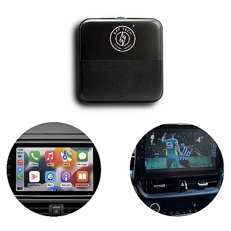 Módulo Naf Tech Desbloqueio de Vídeo + CarPlay Sem Fio + Entrada HDMI - Original Naf Tech