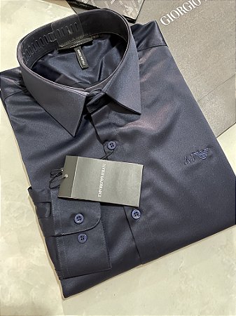 CAMISA EMPORIO ARMANI SEDA SLIM