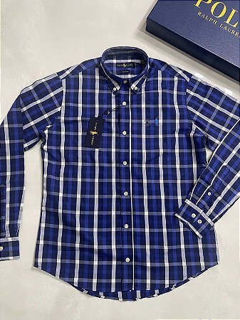 CAMISA RALPH LAUREN AZUL