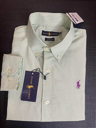 CAMISA RALPH LAUREN DETALHES XADREZ