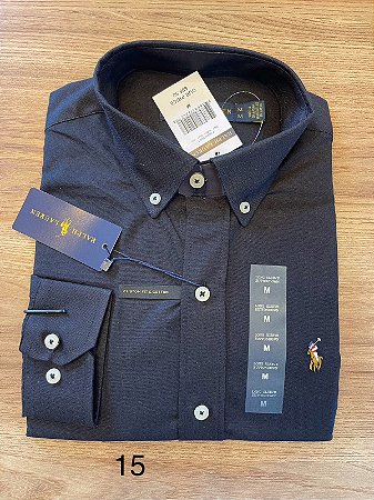 Camisa Polo Ralph Lauren Preto Sarja