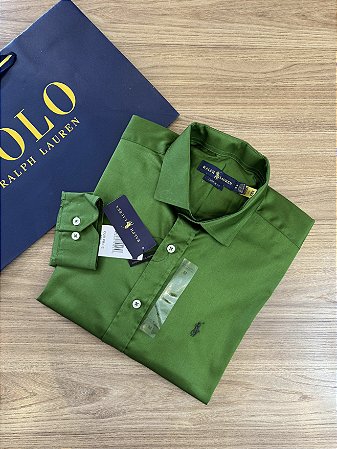 CAMISA RALPH LAUREN ACETINADA .