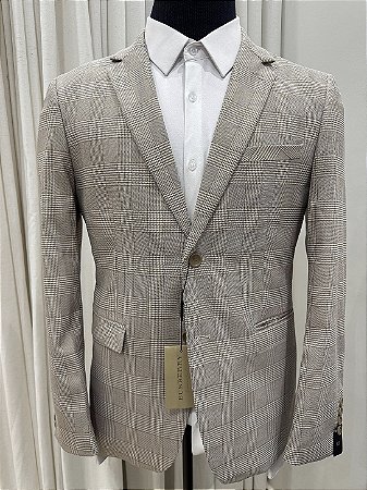 Terno Burberry Xadrez Elegante Masculino