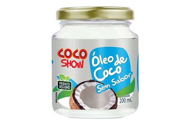 ÓLEO DE COCO SEM SABOR COCOSHOW 200ML