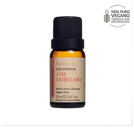OLEO ESSENCIAL ANIS ESTRELADO VIA AROMA 10ML