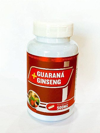 GUARANA + GINSENG 500MG 60 CAPS