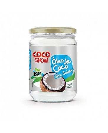 ÓLEO DE COCO SEM SABOR COCOSHOW 500ML