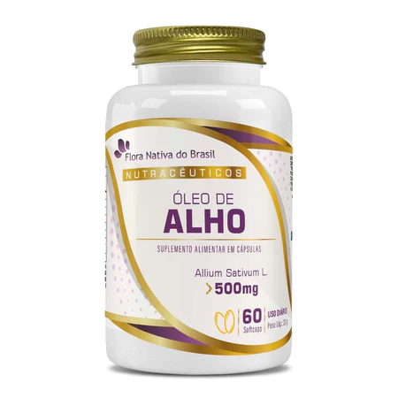 OLEO DE ALHO 500MG 60 SOFTCAPS