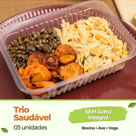 Combo Trio Saudável - SEM ARROZ (3 UN)