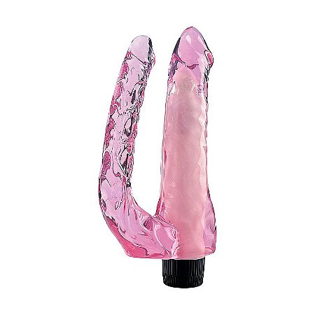 Prótese Realístico Duplo com vibrador